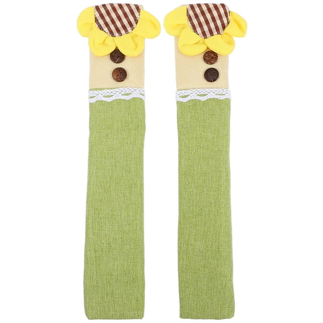 MasteelfCA 2pcs Lovely Fridge Handle Cover Useful Fridge Knobs Covers Kitchen Decors