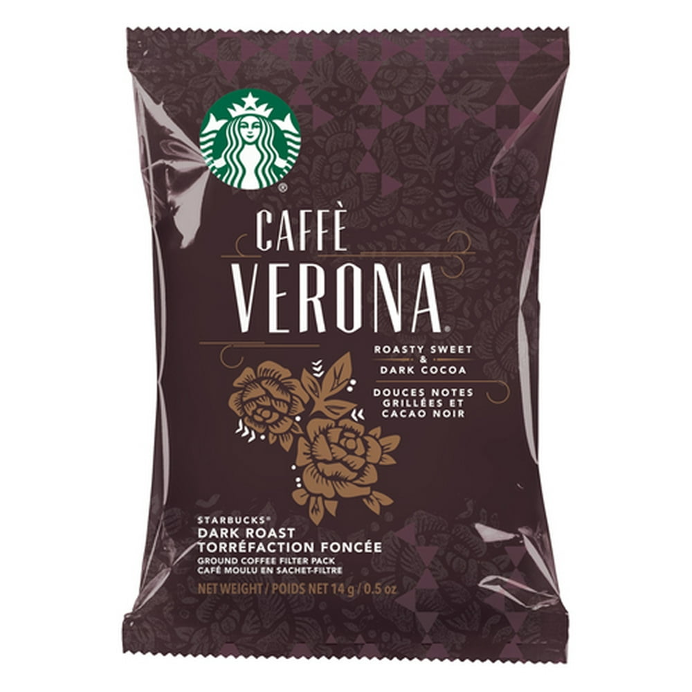 Starbucks Café Verona Regular, Coffee Filter Pack and Disposable Brew