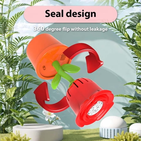 Automatic Rose Bubble Machine, Rechargeable Bubble Blower with Colorful Lights, Red, 10.8-inch Vertical Design for Kids Outdoor Summer Party Fun