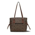 thumbnail image 6 of MKF Collection Pauline Women’s Vegan Leather Tote Bag with Wallet by Mia K-Black, 6 of 9