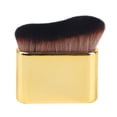 thumbnail image 2 of Brocha de maquillaje para base, brocha Kabuki, cobertura total, difuminado, herramienta de maquillaje para polvos, líquidos, bronceadores, coloretes y Oro, 2 of 8