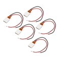 thumbnail image 2 of 5Pcs PTC Heating Plate Aluminum Alloy Ceramic Thermostatic PTC Heating Element 200 Red Black Cable 12V, 2 of 5