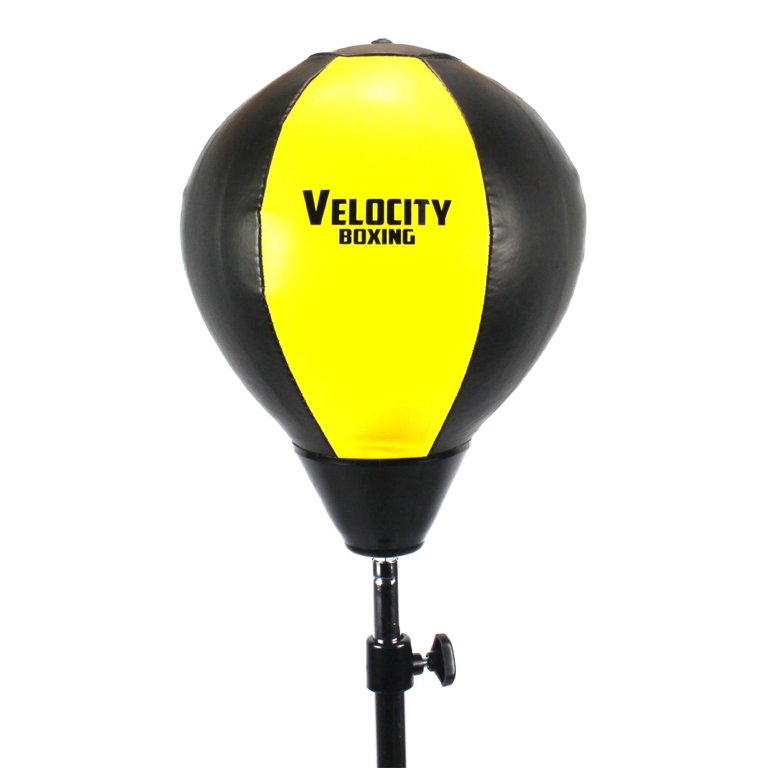 Velocity Boxing Children's Deluxe Freestanding Reflex Punching Bag w/ Pair  of Gloves, Hand Pump, Adjustable Height 35 - 53