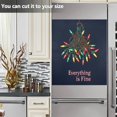 thumbnail image 3 of Yayeee Magnetic Dishwasher Cover for The Front Decoration Home Kitchen Machine Sticker Protector, Blue Christmas Light, 3 of 6