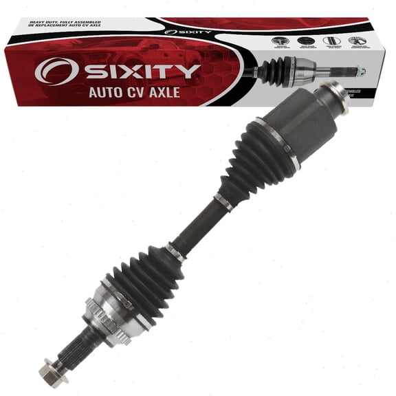 Sixity Front Right CV Axle compatible with Mazda CX-9 2007-2008 - Passenger Side Complete Axle Shaft Assembly