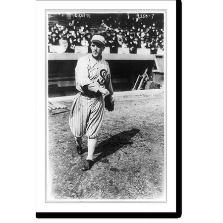 Historic Print [Edward Victor Cicotte baseball player for Chicago White Sox throwing baseball] 18 x 24