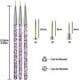 thumbnail image 2 of pinceaux En Dtail Ongles,lot De 3 Pinceaux Pour Nail Art,pinceaux En Dtail Ongles Trousse,pinceaux Pour Acrylique Huile Aquarelle Nail Art Pince, 2 of 5