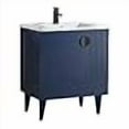 thumbnail image 3 of Fine Fixtures Venezian Collection - 30" Single Navy Blue Bathroom Vanity, Black Handles., 3 of 4
