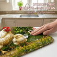 thumbnail image 4 of Anti Fatigue Kitchen Rug Set Cushioned Non Slip Memory Foam 3 Piece Vintage Farmhouse Rooster Runner Mats for Laundry Room, 18"x24"+20"x31"+17"x47", 4 of 9