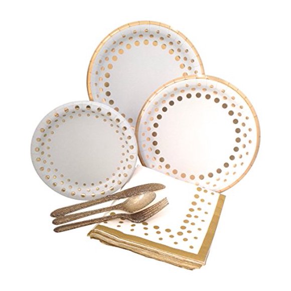 Gold Paper Plates