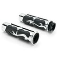 thumbnail image 2 of Krator Motorcycle Hand Grips 1 Inch Handlebar Bars Pair Compatible with Harley Davidson Road Glide Custom Ultra, 2 of 4