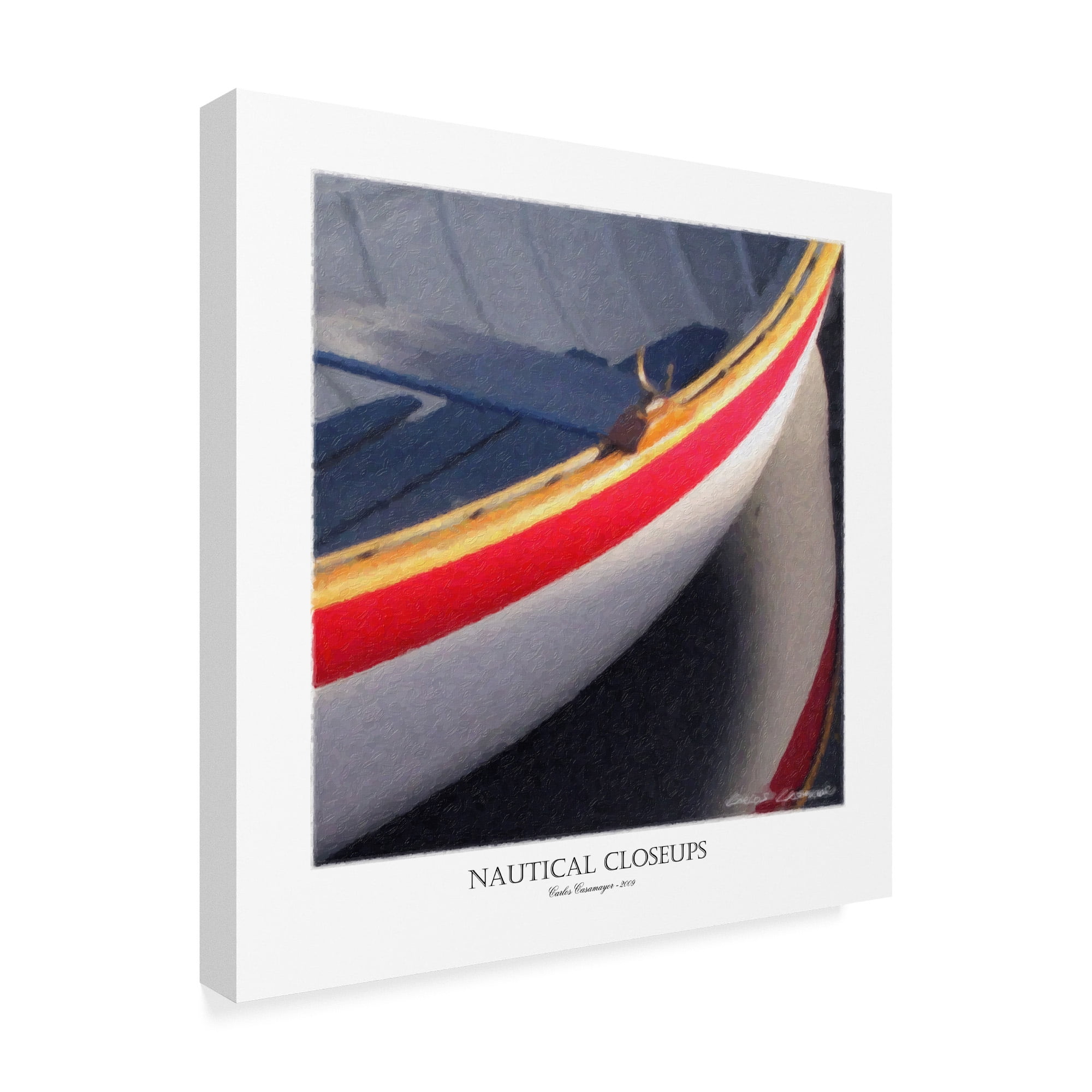 Trademark Fine Art 'Nautical Closeups 8' Canvas Art by Carlos Casamayor