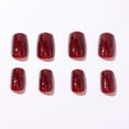 thumbnail image 3 of Uñas postizas Apuakthei Bling-Short Full Cover Press on Nails Art Square Uñas postizas acrílicas para mujeres y niñas 24 piezas, 3 of 4