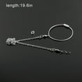 thumbnail image 2 of Bird Foot Stand Chain Stainless Steel Parrot Foot Chain with Bird Foot Ring, 2 of 10