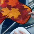 thumbnail image 4 of Xoenoiee Cardinal Maple Leaves Print Car Windshield for Ice and Snow Cover, Front Windshield Sunshade Thanksgiving Decoration Windproof Front Window Protection Universal for SUV, Truck, Sedan, Van, 4 of 7