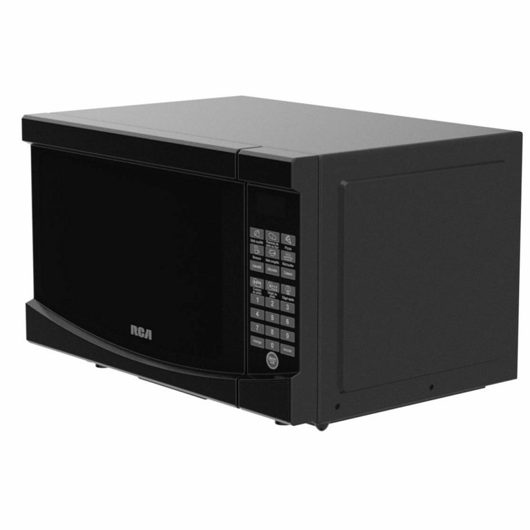 RCA 0.7 cu. ft. Countertop Microwave in Black RMW733-BLACK - The