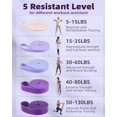 thumbnail image 2 of czcpp-Resistance Bands Set for Women - Pull UP Bands Full Body Workout Bands with Door Anchor, Training Poster & Pouch, Stretching Assist Bands for Portable Exercise/Yoga/Physical Therapy, 2 of 4