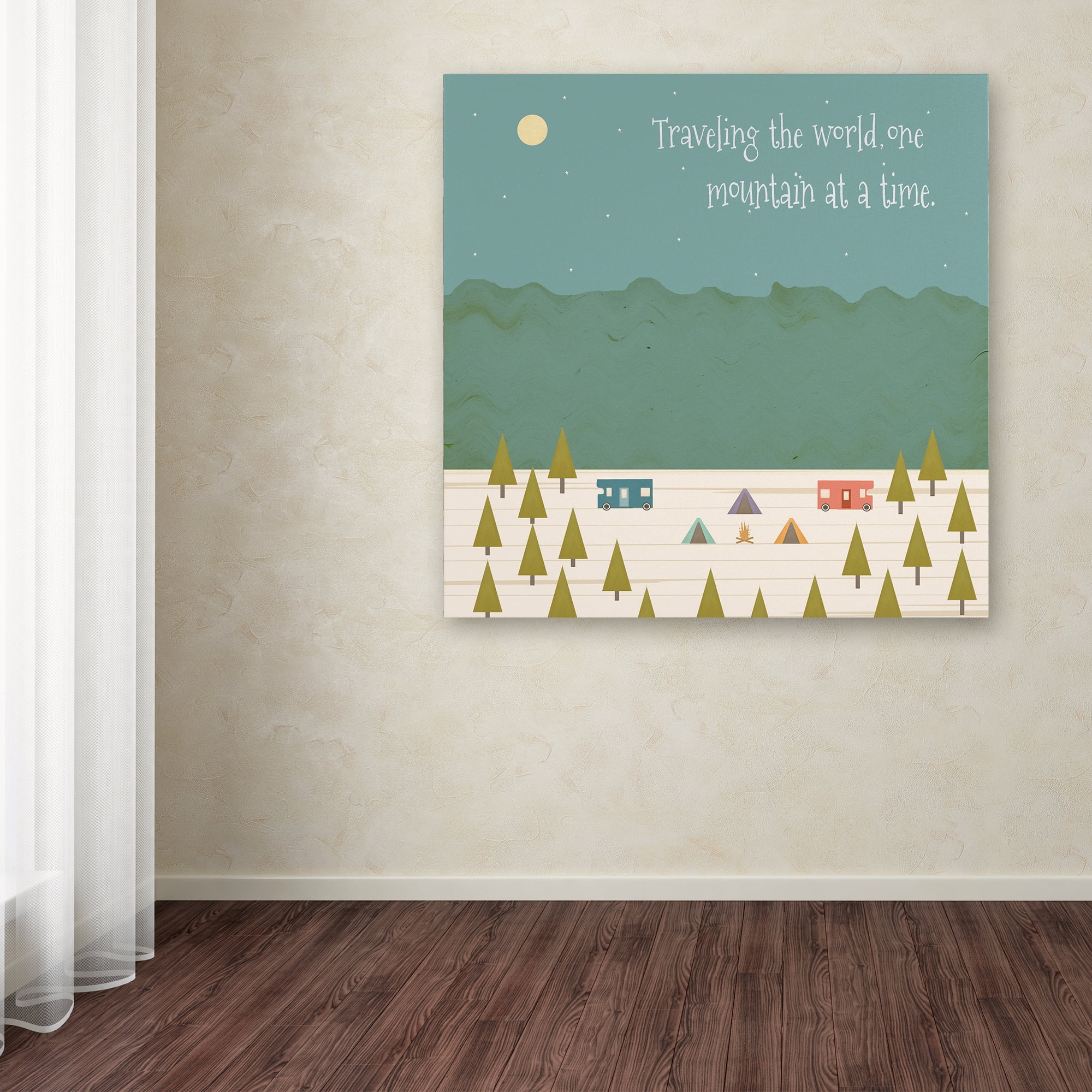Trademark Fine Art 'Traveling the World' Canvas Art by Tammy Kushnir