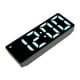 thumbnail image 2 of Reloj despertador digital multifunción con pantalla grande, estilo moderno, pantalla de temperatura, reloj con espejo LED para el hogar y el dormitorio., 2 of 14
