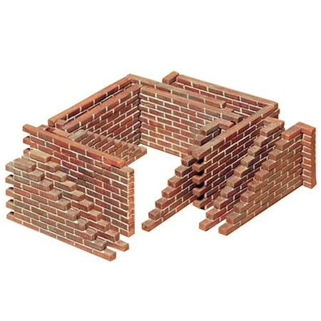 Brick Wall Set, Excellent for use in dioramas By Tamiya Models Ship from