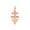 Rose, variant on Gold Spanish Caravaca Cross Crucifix Jesus Christ Angels (10K Yellow Gold, Pendant)