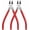 Red, variant on 2 Pack Wire Cutters, 6 Inch Precision Flush Cutters, Spring Loaded Side Cutting Pliers, Sharp Diagonal Cutters for Crafts, Jewelry Making, Electronics, 3D Print, Floral