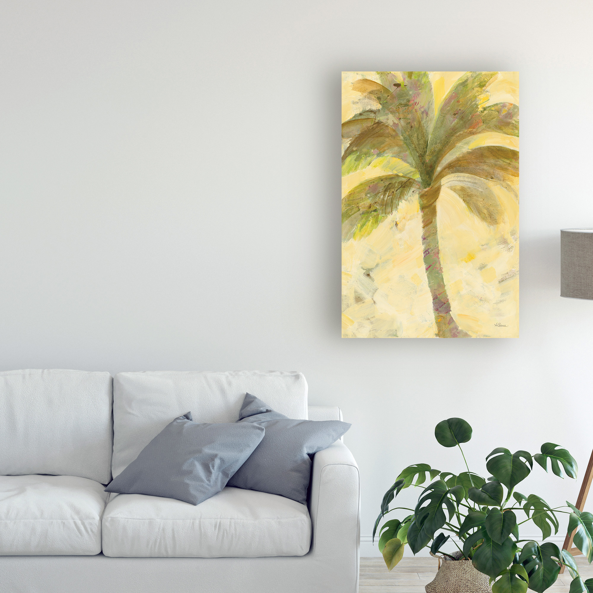 Trademark Fine Art 'Under The Palm' Canvas Art by Albena Hristova