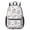 White Cat and Heart White Pattern, variant on Space Cat and Galaxy Black Pattern 17" Waterproof Oxford School Backpacks for Teens, S-Shape Padded Straps, for School, Travel, Hiking, Camping