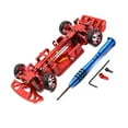 thumbnail image 3 of 1/28 RC Car Upgrade Modified Frame Vehicle Assembly Set modified frame kit Accessories Replacement for WLtoys 284131 K969 K979 K989 K999 P929 Red, 3 of 8