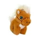 thumbnail image 2 of Llavero de poni de peluche, mochila, adornos, regalo, mini juguete de peluche, suministros, lindo peluche Marrón oscuro, 2 of 9