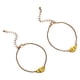 thumbnail image 3 of Juego de 2 pulseras de la amistad, pulsera de cadena, regalos de moda, joyería, pulsera de aleación Oro, 3 of 9