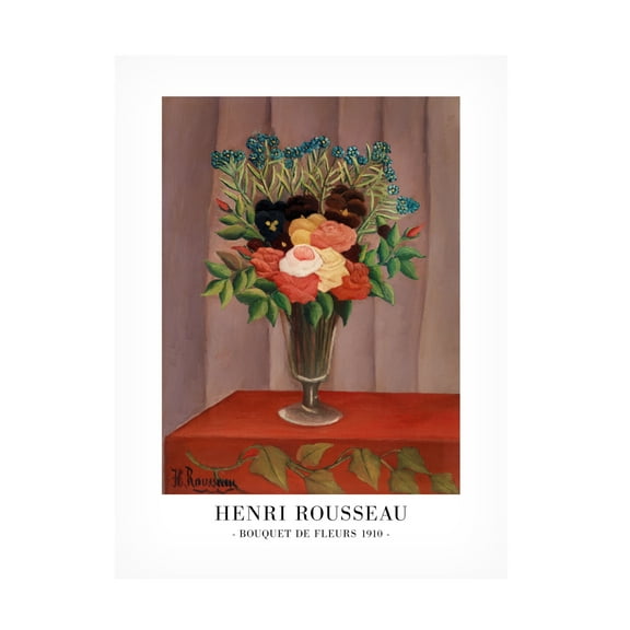 Trademark Fine Art Pictufy Bouquet De Fleurs 1910 Canvas Wall Art