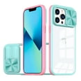 thumbnail image 2 of Allytechgroup Clear Case for Apple iPhone 15 Plus, with Tempered Glass Screen Protector & Lens Protector Anti-Yellow Shockproof Rugged Hybrid Phone Case for iPhone 15 Plus, Skyblue, 2 of 7