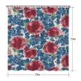 thumbnail image 5 of Boho Style Shower Curtain Pioneer Floral Floral Vintage Retro Shower Curtain for Bathroom Home Decor Bathtubs Waterproof Fabric Curtain with 12 Hooks 72x72in, 5 of 5