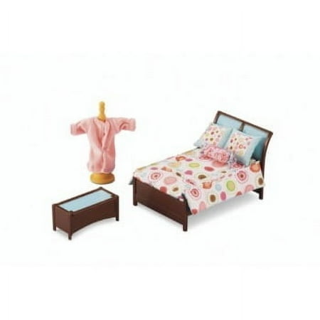 Loving Family Parent's Room Dollhouse Furniture 2007 Fisher Price M6553