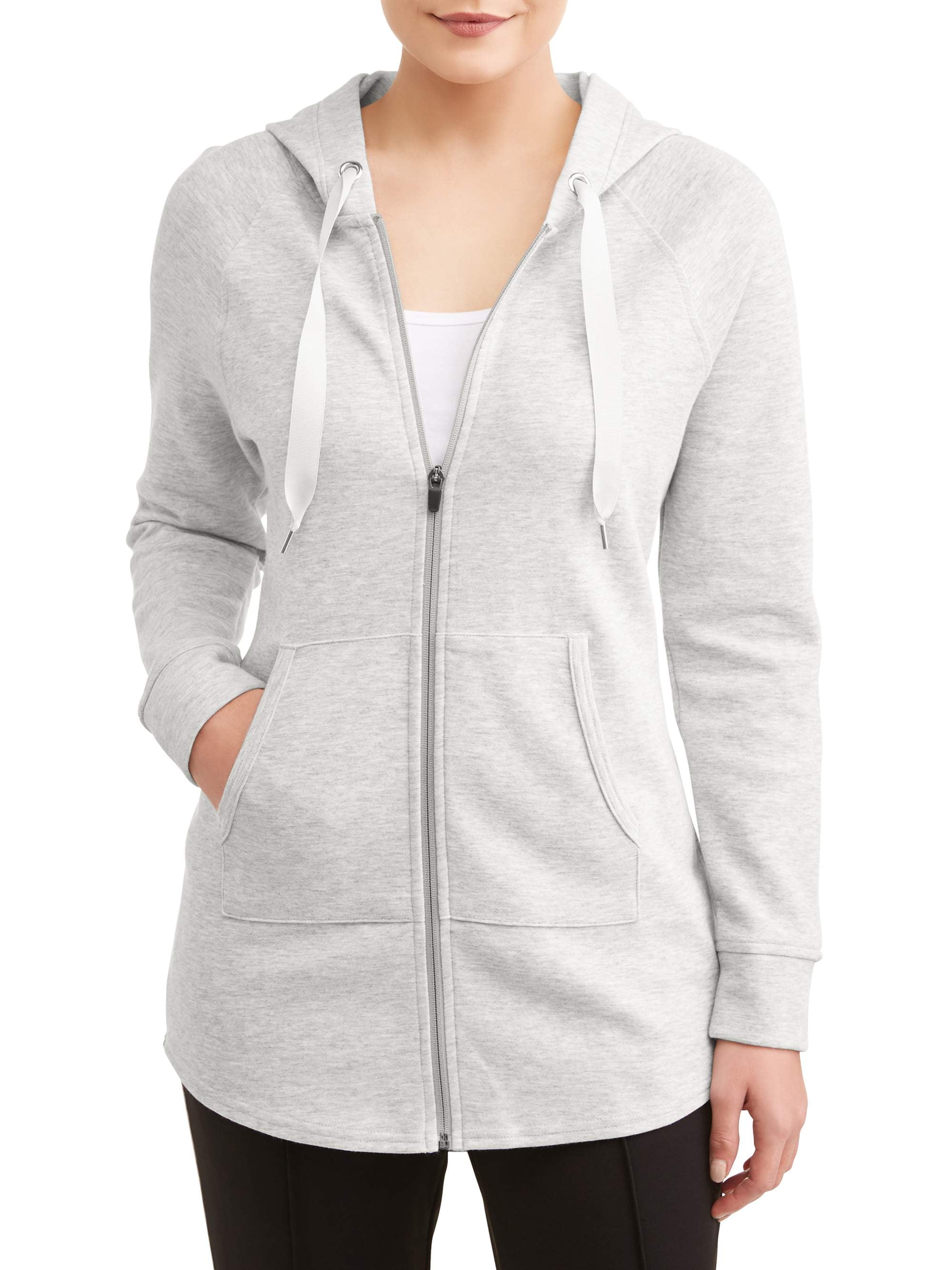 tunic zip up sweatshirt