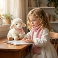 thumbnail image 4 of Plush Lamb Toys Stuffed Animal, Realistic Sheep Stuffed Animal Toy Characters Stuffed Filled in Limbs 12.2 Inch Soft Huggable for Kids with Stuffed Animals, 4 of 6