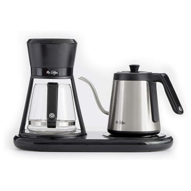 BVMC-PO19B All-in-One Pour Over Coffee Maker, 6 Cups, Black
