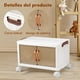 thumbnail image 5 of 4 Niveles Cajas de Almacenamiento, Carrito organizador Plegable de Plástico con Tapas Y Ruedas,Contenedores de Organizador Para la sala, el baño y la cocina, 5 of 9