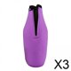 thumbnail image 1 of 3 Fundas Aislantes Para Botellas De Cerveza, Fundas Para Enfriar Botellas De Cerveza Para Actividades Al Aire Libre, Color Morado, 1 of 10