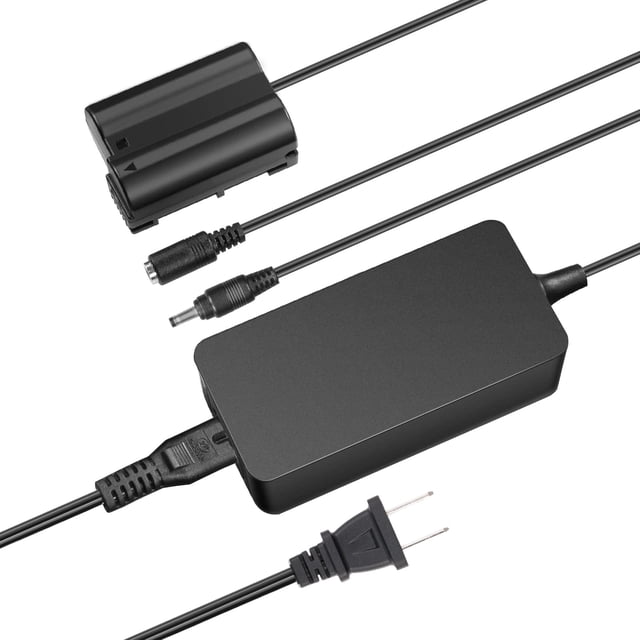 Batería ficticia con adaptador de corriente acoplador AC/DC para Nikon Z5-Z7