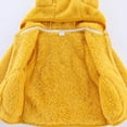 thumbnail image 6 of GYRATEDREAM Toddler Fleece Jackets Cute Bear Hooded Jacket Kids Winter Zip Up Coats Outerwear with Pockets 1-7Years, 6 of 9