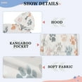 thumbnail image 6 of Kids' Hooded Pullover Sweatshirt Casual Tops Long Sleeve Print Hoodies Pocket Watercolor Dog Paw Prints, 6 of 9