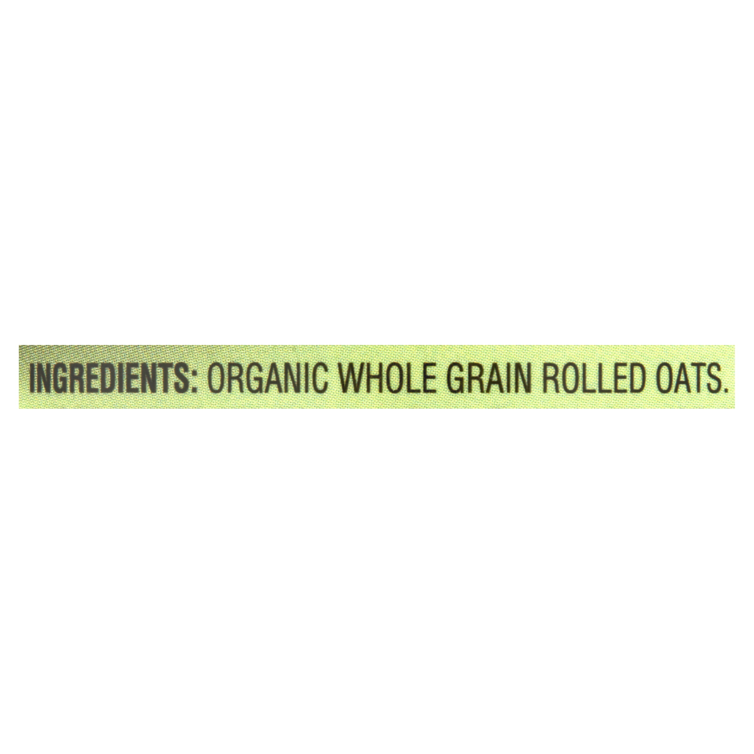 Great Value Organic Old Fashioned Oats, 18 oz Carton