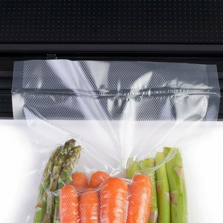 200 Quart 8x12 4 mil Embossed Food Vacuum Sealer Bags - Great Food Saver