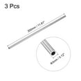 thumbnail image 2 of Uxcell 3pcs 304 Stainless Steel Seamless Straight Tubing Tubes 3mm x 0.4mm x 300mm, 2 of 5