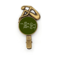 thumbnail image 1 of Summation Product Formula Function Hairpin Headdress Brooch Vintage Metal, 1 of 3