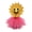 Hot Pink, variant on YAMB Sunflower Porch Goose Outfits, 23 Inch Summer Lawn Goose Outfit Set with Headpiece, Glasses and Skirt, Raincoat-Style Porch Goose Summer Outfit for Outdoor Garden Yard Decoration