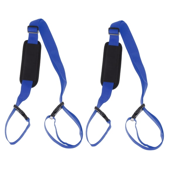 Uxcell 2Pcs Carrying Beach Chair Straps Adjustable Beach Chair Straps Dark Blue