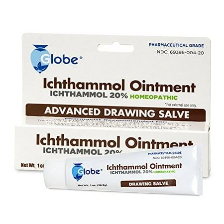 Ichthammol Ointment 20%, (Drawing Salve) 1oz Tube (28.3g) Pharmaceutical